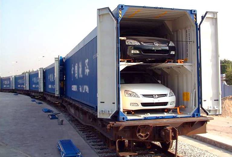 Железнодорожные перевозки легковой машины сеткой из Тулы в Тюмень